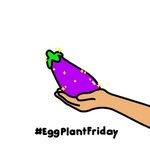 Гифка прозрачный пятница eggplant friday гиф картинка, скача